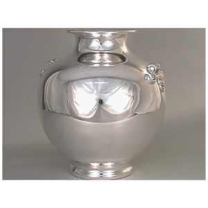 Florero Llano De Plata