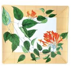 Plato Decorativo Jardin Indien