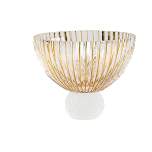 Bowl Timeless Gold Mate By Cristal De Paris
