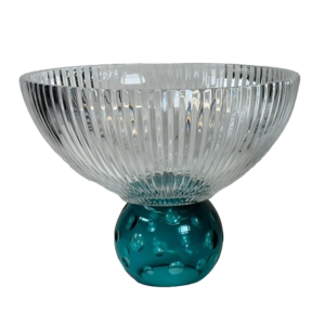Bowl Line Turquesa by Cristal de Paris