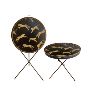 Mesa de centro tiger handpainted