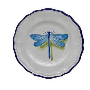 Plato Libélula Azul