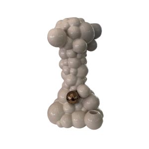 Candelabro Bubble Cream Bronce