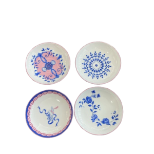 Set X4 Bowl Ribbon Rose Palais Royal