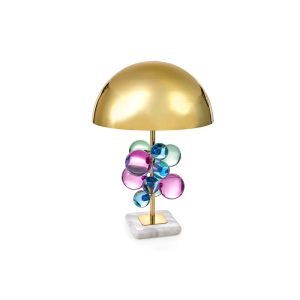 Lampara De Mesa Globo Multicolor Jonathan Adler