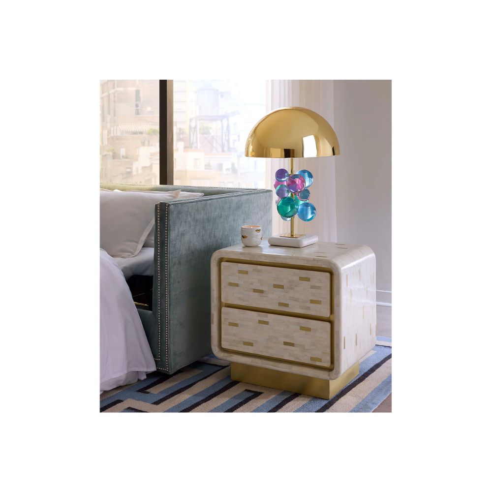 Lampara De Mesa Globo Multicolor Jonathan Adler - Image 2