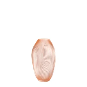 Jarrón Alize M Coral Cristal Lalique
