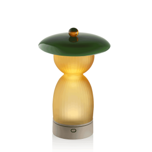 LAMPARA JINGASA MILKY LAURO GREEN-AMBER