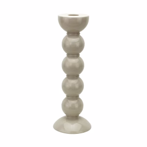 CANDELABRO BOBBIN CAPUCCINO 23CM ADDISON