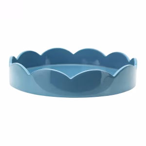 BANDEJA SCALLOP CHAMBRAY BLUE 21CM ADDIS