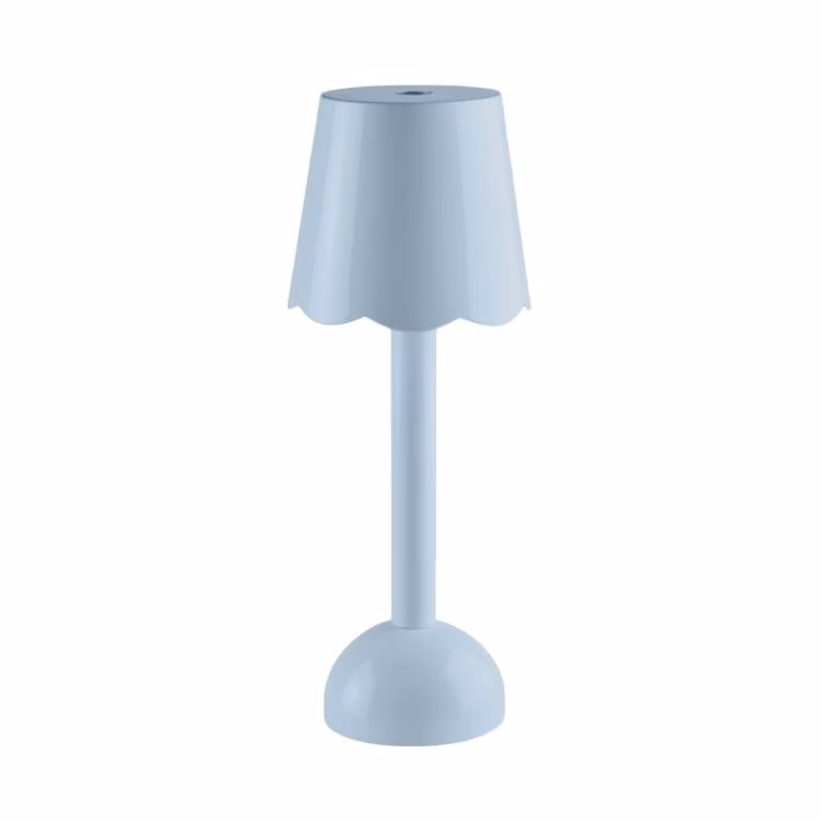 LAMPARA SCALLOP PERIWINKLE BLUE 28CM ADD