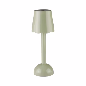 LAMPARA SCALLOP SAGE GREEN 28CM ADDISON