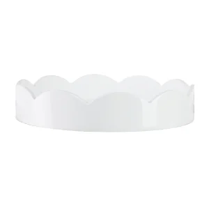 BANDEJA SCALLOP WHITE 21CM ADDISON ROSS